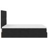 vidaXL Lit avec rangement et matelas Noir 140 x 200 cm Velours