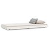 vidaXL Cadre de lit sans matelas blanc 90x190 cm bois de pin massif