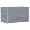 vidaXL Jardini&egrave;re gris 100x50 cm bois massif de pin