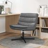 vidaXL Chaise pivotante Gris 63 x 75 x 76 cm PU