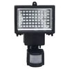 vidaXL Projecteur &agrave; LED solaire de jardin avec capteur noir