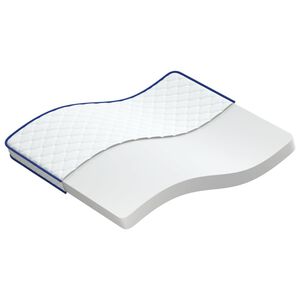 vidaXL Matelas en mousse &agrave; m&eacute;moire de forme 200 x 180 x 17 cm doux