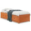 vidaXL Lit de jour sans matelas cire marron 80x200 cm bois pin massif