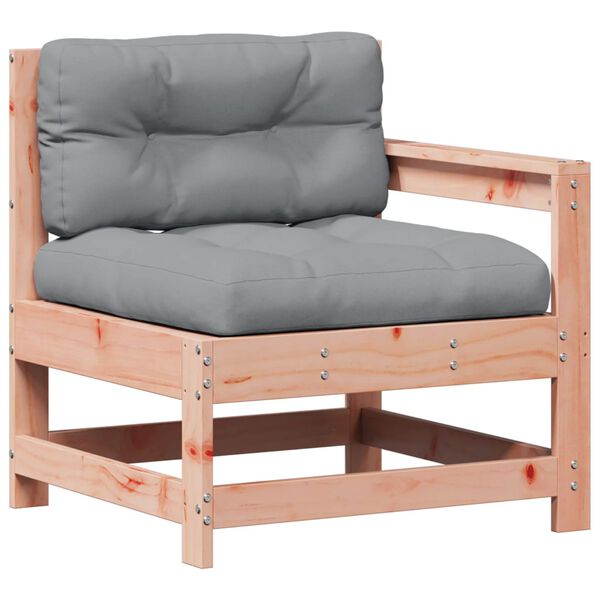 vidaXL Salon de jardin 8 pcs avec coussins bois massif douglas