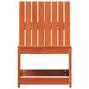vidaXL Chaise de jardin cire marron 50,5x55x77 cm bois de pin massif