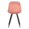 LABEL51 Chaises &agrave; manger lot de 2 Capri 46x56x88 cm rose vieux
