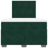 vidaXL Sommier &agrave; lattes de lit avec matelas vert fonc&eacute; 120x190 cm