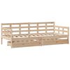 vidaXL Lit de jour avec tiroirs sans matelas 80x200 cm bois massif