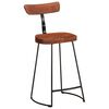 vidaXL Tabourets de bar lot de 2 49x43x88 cm bois de manguier massif