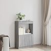 vidaXL Buffet haut sonoma gris 63x33x100 cm bois d'ing&eacute;nierie
