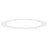 vidaXL adapt&eacute; pour anneau d'arbre plat Blanc &Oslash;90/120 cm Acier