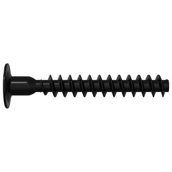 vidaXL Vis &agrave; t&ecirc;te de capuchon &agrave; douille 5143 pcs Noir Fer
