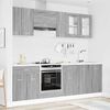 vidaXL Ensemble de meubles de cuisine Lyon 8 pcs Gris Sonoma