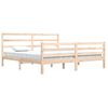 vidaXL Cadre de lit sans matelas bois massif de pin 200x200 cm