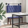 vidaXL T&ecirc;te de lit suspendue Bleu police 110 x 55 x 7 cm Velours