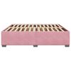 VidaXL Cadre de lit sans matelas rose 180x200 cm velours