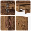 vidaXL Cadre de lit avec rangement avec tiroir Bois Ancien 180 cm