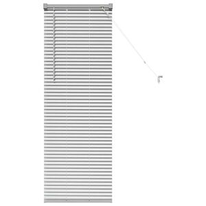 vidaXL Store de Fen&ecirc;tre avec des rideaux Argent Aluminium