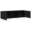 vidaXL Ensemble meuble TV Montage mural Ch&ecirc;ne noir 150 x 30 x 50 cm