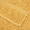 vidaXL Serviettes de qualit&eacute; sup&eacute;rieure SOLUND 2 pcs dor&eacute; 600 g/m&sup2;