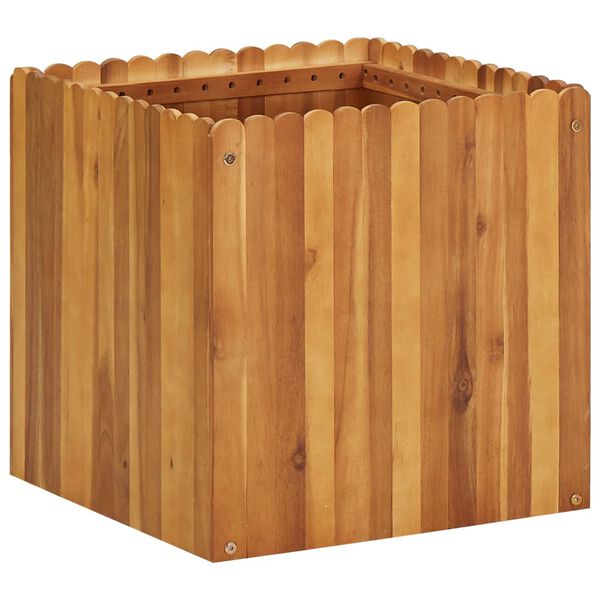 vidaXL Lit sur&eacute;lev&eacute; de jardin 50x50x50 cm Bois massif d'acacia