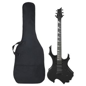 vidaXL Guitare &eacute;lectrique pour d&eacute;butants avec sac noir 4/4 39"