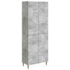 vidaXL Ensemble de Meubles 2 pcs Gris b&eacute;ton Bois d'ing&eacute;nierie