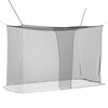 vidaXL Ciel de lit anti-moustiques 156 mesh Noir 220 x 120 x 150 cm