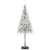 vidaXL Sapin de No&euml;l avec 300 LED Blanc 210 cm PE et Acier