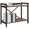 vidaXL &Eacute;tag&egrave;re Bois ancien 60 x 30 x 50 cm Bois d'ing&eacute;nierie
