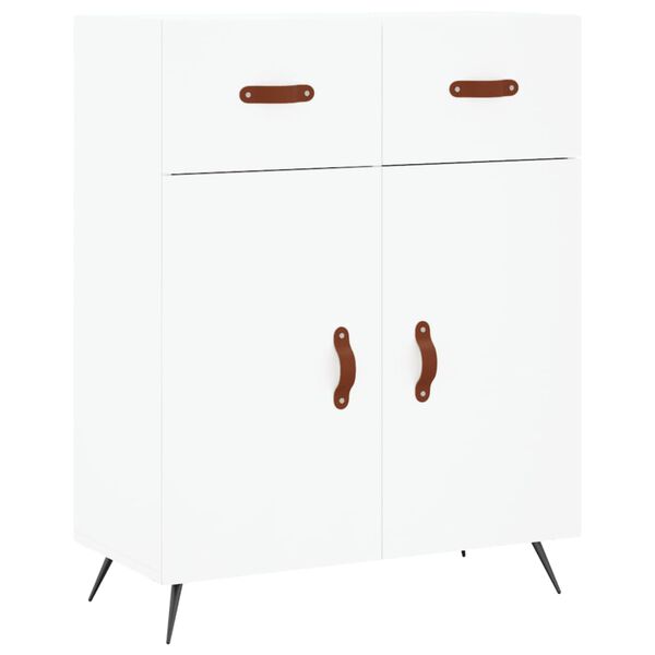 vidaXL Buffet blanc 69,5x34x90 cm bois d'ing&eacute;nierie
