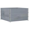 vidaXL Jardini&egrave;re gris 100x100 cm bois de pin massif