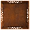 vidaXL Braise Marron 60 x 60 x 40 cm Acier