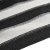 vidaXL Filet brise-vue anthracite et blanc 1x25 m PEHD 75 g/m&sup2;
