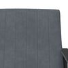 vidaXL fauteuil Gris fonc&eacute; 59 x 75 x 78 cm Velours