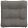 vidaXL Coussins de siège 4 pcs Gris clair 45 x 45 cm