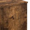 vidaXL Cabinet de salle de bain avec porte Ch&ecirc;ne fum&eacute; 61 x 35 x 64 cm