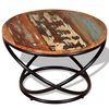 vidaXL Table basse Bois de récupération massif 60x60x40 cm