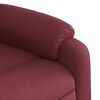 vidaXL Fauteuil inclinable &eacute;lectrique rouge bordeaux tissu
