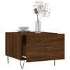 vidaXL Table basse Ch&ecirc;ne marron 50x50x40 cm Bois d'ing&eacute;nierie