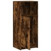 vidaXL Buffet avec LED ch&ecirc;ne fum&eacute; 42,5x34x100 cm bois d'ing&eacute;nierie