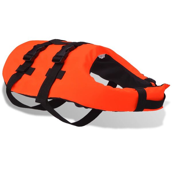vidaXL Gilet de sauvetage pour chiens M Orange