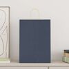 vidaXL Sacs en papier 50 pcs avec poign&eacute;es bleu 32x17x44 cm