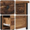 vidaXL Cabinet de chevet Marron 40 x 36 x 60 cm Bois Recycl&eacute; Solide