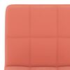 vidaXL Chaises pivotantes &agrave; manger lot de 4 rose velours