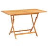 vidaXL Ensemble &agrave; manger de jardin 7 pcs Bois de teck solide