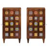 vidaXL Buffet avec porte Noyer 40 x 33 x 75 cm Bois de mangue massif