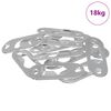 vidaXL Cintre &agrave; trou de serrure 3673 pcs Argent&eacute; 45 x 16 x 3.5 mm Fer