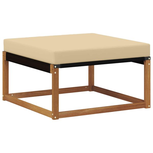 vidaXL Ensemble de canap&eacute;s d'ext&eacute;rieur 4 pcs Naturel et Beige