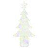 vidaXL Sapin de Noël avec 240 LED Multicolore 180 cm Acrylique